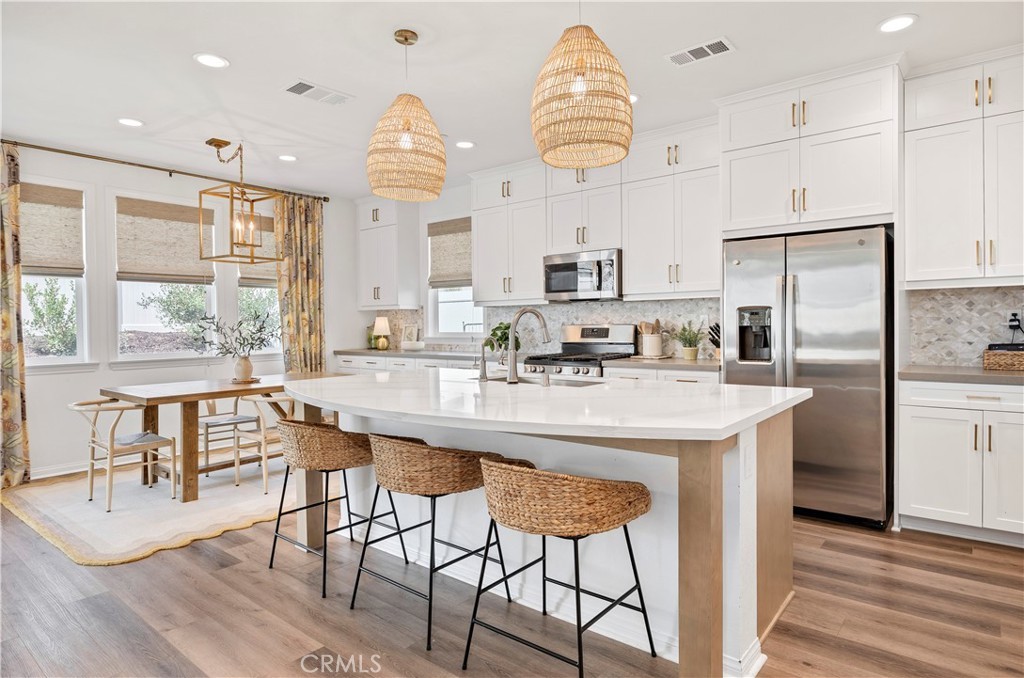 Upgraded white kitchen at 32198 Hillstone Street